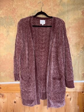 Pink Rose ~ Pink Knit Cardigan